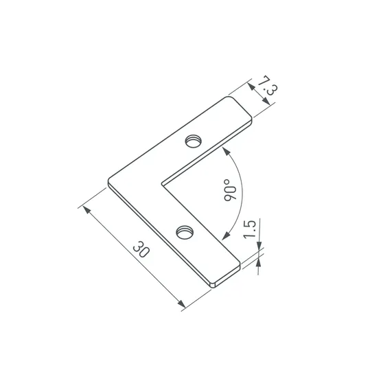 Фото #2 товара Соединитель профиля FANTOM-W23-90 Set (Arlight, Металл)