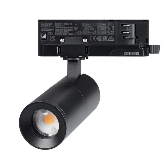 Фото #1 товара Светильник LGD-ARTEMIS-TRACK-4TR-R55-12W Day4000 (BK, 8-80 deg, 230V, TRIAC) (Arlight, IP20 Металл, 5 лет)