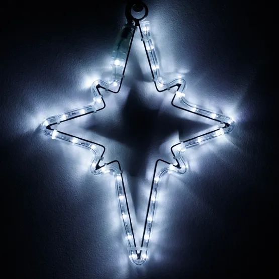 Фото #1 товара Фигура cветодиодная ARD-STAR-M3-380x250-36LED White (230V, 2.5W) (Ardecoled, IP65)