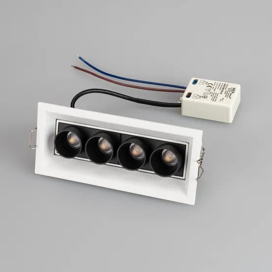 Фото #4 товара Светильник MS-ORIENT-BUILT-TURN-TC-S67x150-10W Day4000 (WH-BK, 30 deg, 230V) (Arlight, IP20 Металл, 5 лет)