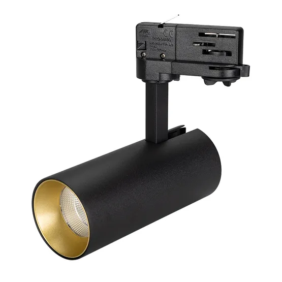Фото #1 товара Светильник SP-POLO-TRACK-LEG-R65-8W Warm3000 (BK-GD, 40 deg) (Arlight, IP20 Металл, 5 лет)