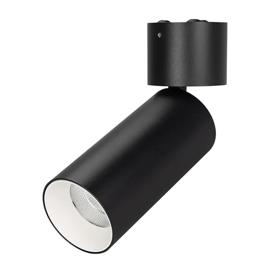 Фото #1 товара Светильник SP-POLO-SURFACE-FLAP-R65-8W White5000 (BK-WH, 40 deg) (Arlight, IP20 Металл, 3 года)