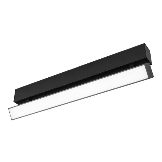 Фото #2 товара Светильник MAG-FLAT-FOLD-45-S405-12W Day4000 (BK, 100 deg, 24V) (Arlight, IP20 Металл, 5 лет)