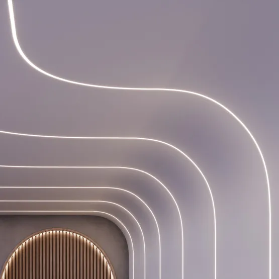 Фото #3 товара Силиконовый профиль WPH-FLEX-1616-TWIST-S11-5m WHITE (Arlight, Силикон)