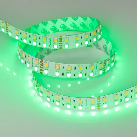 Фото #8 товара Светодиодная лента RT 2-5000 24V RGB-White 2x2 (5060, 720 LED, LUX) (Arlight, 32 Вт/м, IP20)