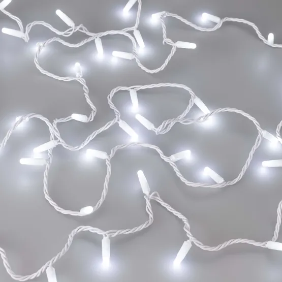 Фото #4 товара Светодиодная гирлянда ARD-STRING-CLASSIC-10000-WHITE-100LED-MILK-STD White (230V, 7W) (Ardecoled, IP65)