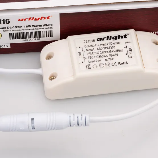 Фото #6 товара Светильник DL-192M-18W Warm White (Arlight, IP40 Металл, 3 года)