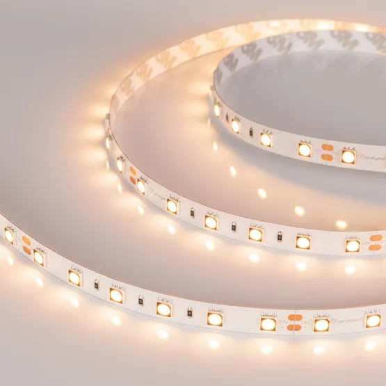 Фото #4 товара Светодиодная лента RT 2-5000 24V Warm3000 2x (5060, 300 LED, CRI98) (Arlight, 14.4 Вт/м, IP20)