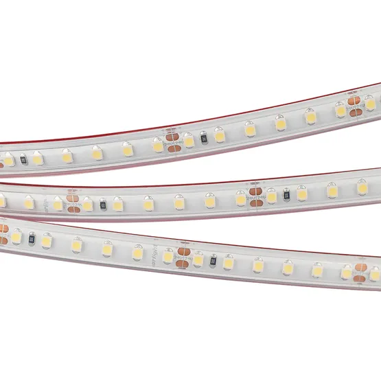 Фото #1 товара Светодиодная лента RTW 2-5000PS-50m 24V Warm3000 2x (3528, 120 LED/m, LUX) (Arlight, 9.6 Вт/м, IP67)