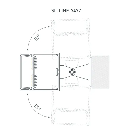 Фото #4 товара Профиль SL-LINE-7477-2000 BLACK (Arlight, Алюминий)