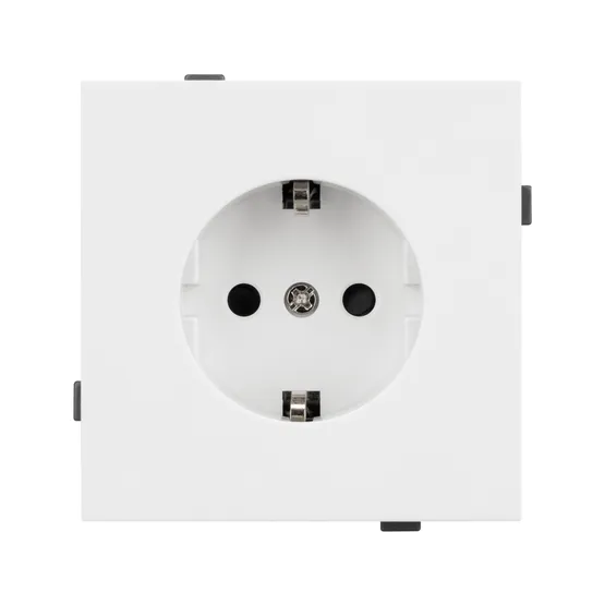 Фото #2 товара Механизм электрической розетки SCT-TENDO-MEU1-PL-WH (230V, 16A) (Arlight, Белый)