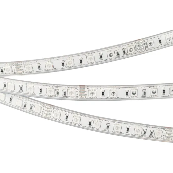 Фото #6 товара Светодиодная лента герметичная RTW-PU-B60-12.5mm 24V RGB (14.4 W/m, IP68, 5060, 5m) (Arlight, -)