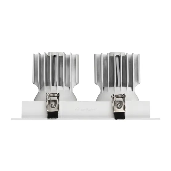 Фото #5 товара Светильник MS-VORTEX-BUILT-S210x117-2x20W Day4000 (WH-WH, 20 deg, 230V) (Arlight, IP20 Металл, 5 лет)