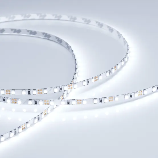 Фото #2 товара Светодиодная лента RT 2-5000 12V Cool 8K 5mm 2x (3528, 600 LED, LUX) (Arlight, 9.6 Вт/м, IP20)