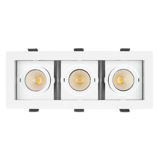 Фото #2 товара Светильник CL-KARDAN-S260x102-3x9W White (WH, 38 deg) (Arlight, IP20 Металл, 3 года)