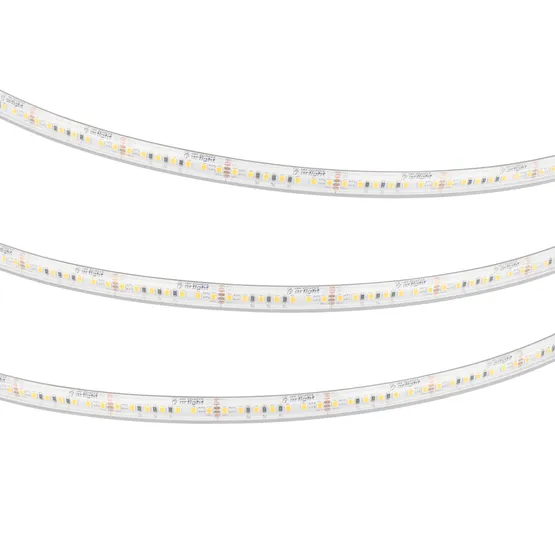Фото #2 товара Светодиодная лента герметичная RTW-PS-A140-12mm 24V Warm3000 (4-18 W/m, IP67, 5m) (Arlight, CRI>90)