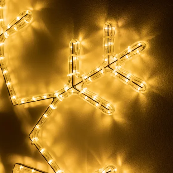 Фото #2 товара Фигура светодиодная ARD-SNOWFLAKE-M4-750x750-324LED Warm (230V, 18W) (Ardecoled, IP65)