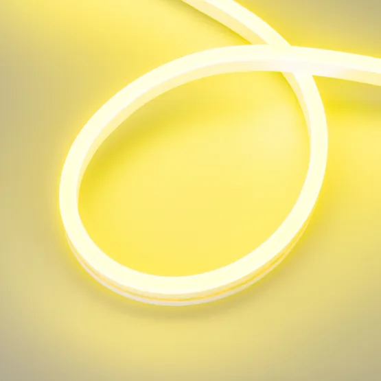 Фото #1 товара Светодиодная лента герметичная AURORA-PS-A120-16x8mm 24V Lemon (10 W/m, IP65, 2835, 5m) (Arlight, Силикон, 2 года)