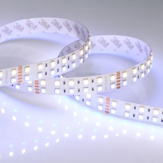 Фото #7 товара Светодиодная лента RT 2-5000 24V RGB-Day 2x2 (5060, 720 LED, LUX) (Arlight, 32 Вт/м, IP20)