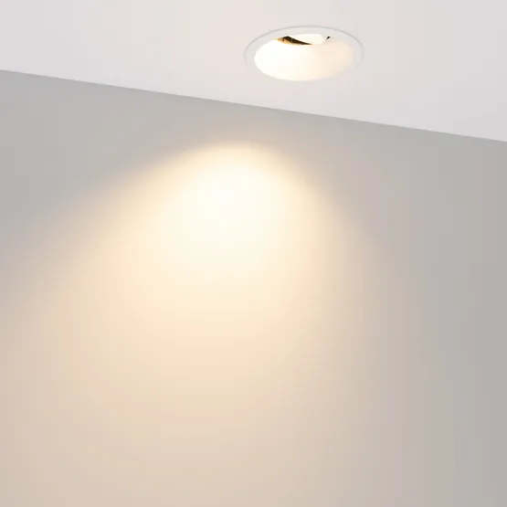 Фото #3 товара Светильник MS-FLOW-BUILT-R85-12W Warm3000 (WH, 55 deg, 230V) (Arlight, IP20 Металл, 5 лет)