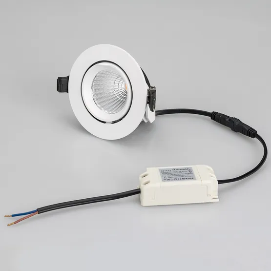 Фото #2 товара Светильник LTD-EXPLORER-R100-12W Warm3000 (BK, 38 deg, 230V) (Arlight, IP20 Металл, 3 года)