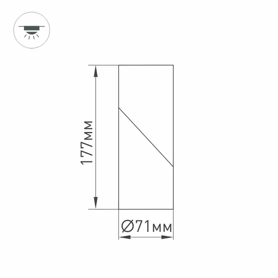 Фото #7 товара Светильник SP-TWIST-SURFACE-R70-12W White5000 (WH-BK, 30 deg) (Arlight, IP40 Металл, 3 года)