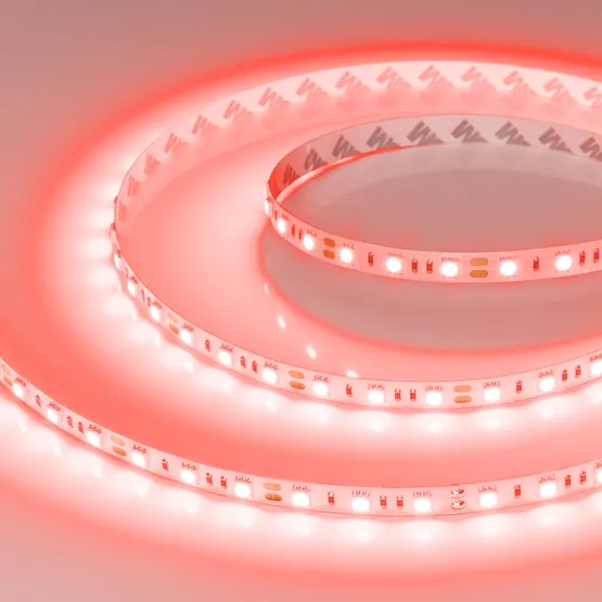 Фото #2 товара Светодиодная лента RT-B60-10mm 12V Red (14.4 W/m, IP20, 5060, 5m) (Arlight, 14.4 Вт/м, IP20)