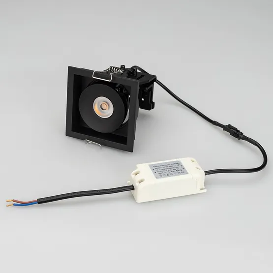Фото #5 товара Светильник CL-SIMPLE-S80x80-9W Warm3000 (BK, 45 deg) (Arlight, IP20 Металл, 3 года)