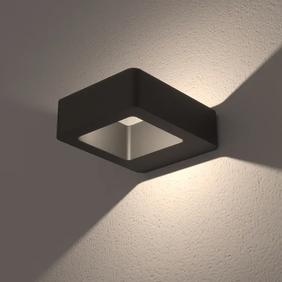 Фото #2 товара Светильник LGD-Wall-Frame-2B-5W Warm White (Arlight, IP54 Металл, 1 год)