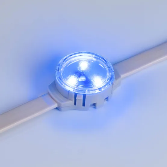 Фото #3 товара Модуль управляемый SOLEX-DMX-3535-3-12V RGB 120deg (D30x16mm, 0.75W, IP67) (Arlight, Пластик, 3 года)