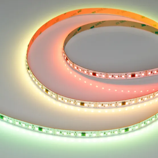 Фото #4 товара Светодиодная лента SPI-A120-10mm 24V RGB-PX6-BPT (23 W/m, IP20, 2835, 5m) (Arlight, бегущий огонь)