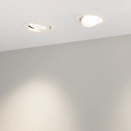 Фото #3 товара Светильник LTD-POLAR-TURN-R105-10W Day4000 (WH, 36 deg, 230V) (Arlight, IP20 Пластик, 3 года)
