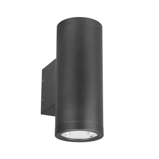 Фото #1 товара Светильник LGD-RAY-WALL-TWIN-R65-2x9W Warm3000 (GR, 23 deg, 230V) (Arlight, IP65 Металл, 3 года)