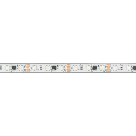 Фото #5 товара Светодиодная лента герметичная DMX-PS-B60-12mm 12V RGB-PX3 (14 W/m, IP67, 5060, 5m) (Arlight, -)