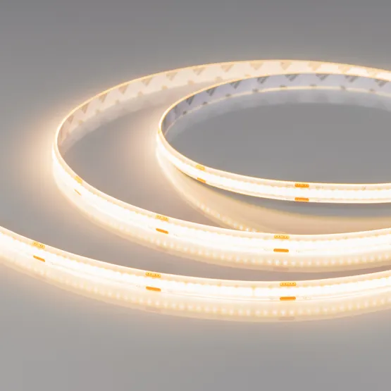 Фото #1 товара Светодиодная лента герметичная COB-SE-X320-8mm 24V Warm2700 (8 W/m, IP65, 5m) (Arlight, -)