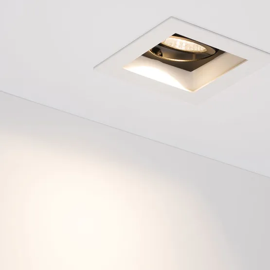 Фото #5 товара Светильник CL-KARDAN-S102x102-9W Warm (WH-BK, 38 deg) (Arlight, IP20 Металл, 3 года)