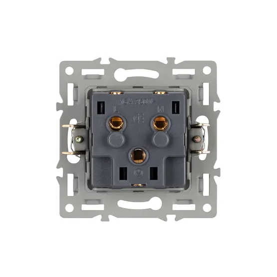 Фото #2 товара Механизм электрической розетки SCT-MEU1-PL-WH (250V, 16A) (Arlight, -)
