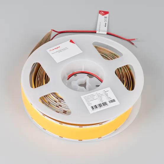 Фото #2 товара Светодиодная лента COB-X1600-30mm 24V Warm2700 (40 W/m, IP20, 5m) (Arlight, CRI>90)