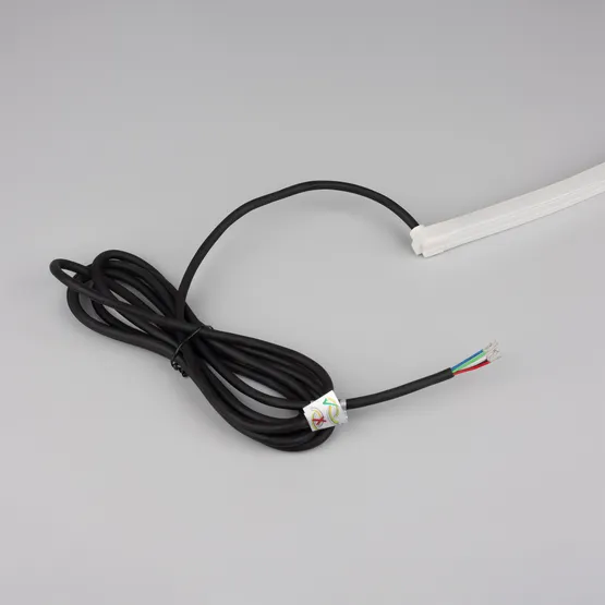 Фото #2 товара Светодиодная лента герметичная NOVA-SIDE-PU-B84-12x20mm 24V RGB-Warm (15 W/m, IP68, 1m, wire x1) (Arlight, Полиуретан)