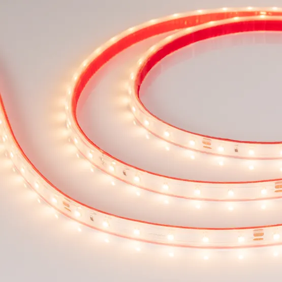 Фото #2 товара Светодиодная лента RTW 2-5000PS-50m 24V Warm2700 (3528, 60 LED/m, LUX) (Arlight, 4.8 Вт/м, IP67)