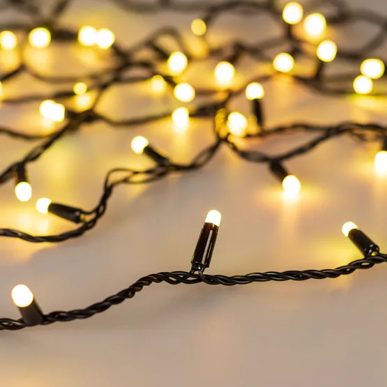 Фото #3 товара Светодиодная гирлянда ARD-STRING-CLASSIC-20000-BLACK-200LED-MILK-SYNC RGB (230V, 13W) (Ardecoled, IP65)