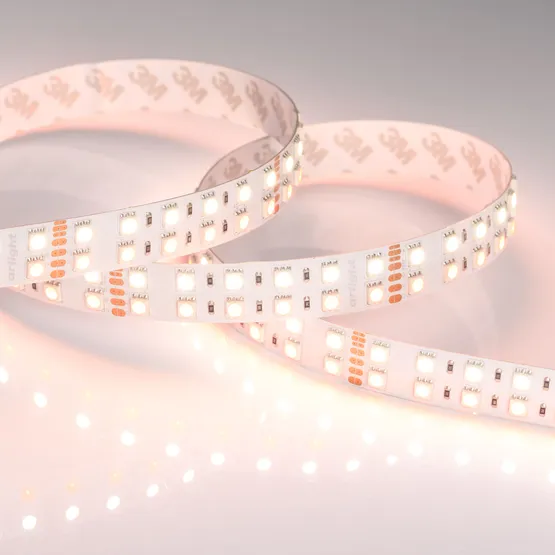 Фото #4 товара Светодиодная лента RT 2-5000 24V RGB-Day 2x2 (5060, 720 LED, LUX) (Arlight, 32 Вт/м, IP20)