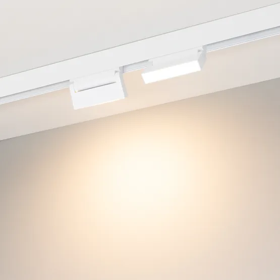 Фото #4 товара Светильник MAG-ORIENT-FLAT-FOLD-S195-6W Warm3000 (WH, 80 deg, 48V) (Arlight, IP20 Металл, 5 лет)