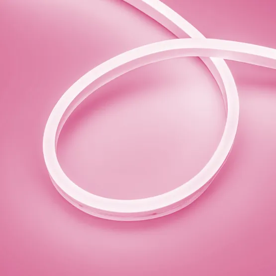 Фото #1 товара Светодиодная лента герметичная AURORA-PS-A120-16x8mm 24V Pink (10 W/m, IP65, 2835, 5m) (Arlight, Силикон, 2 года)