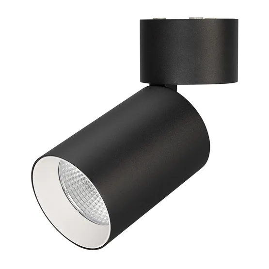 Фото #1 товара Светильник SP-POLO-SURFACE-FLAP-R85-15W White5000 (BK-WH, 40 deg) (Arlight, IP20 Металл, 3 года)