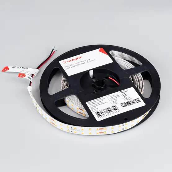 Фото #3 товара Светодиодная лента RT-A196-15mm 24V Warm3000 CRI98 (20 W/m, IP20, 2835, 5m) (Arlight, Открытый)