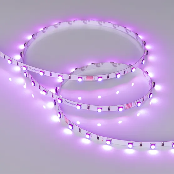 Фото #3 товара Светодиодная лента MINI-60-24V RGB 5mm (3535, 5m, LUX) (Arlight, 6 Вт/м, IP20)