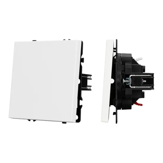 Фото #1 товара ARL NOBE Выключатель звонковый 1 кл софт-тач белый кварц SWT-MKR1-SFPL-WH (250V, 10A) (Arlight, -)