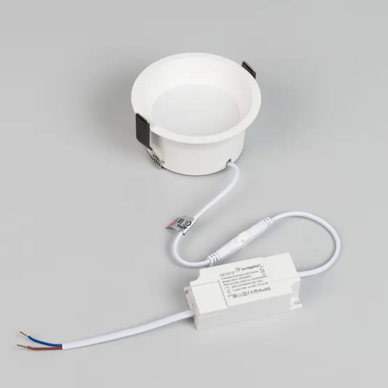 Фото #3 товара Светильник MS-BREEZE-BUILT-R104-12W Day4000 (WH, 90 deg, 230V) (Arlight, IP20 Металл, 3 года)
