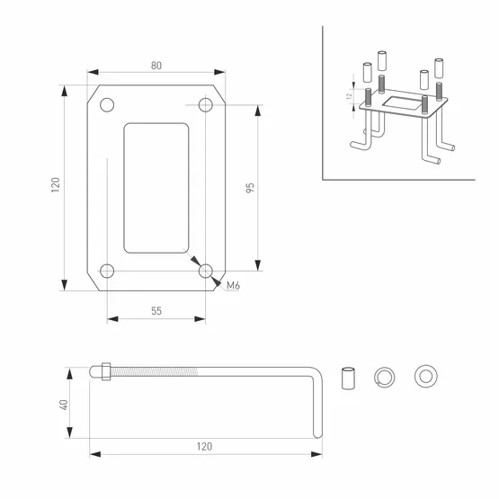 Фото #6 товара Светильник LGD-TENT-BOLL-H500-9W Warm3000 (GR, 110 deg, 230V) (Arlight, IP65 Металл, 3 года)